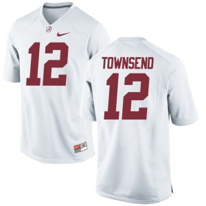 Bama Chadarius Townsend Jersey Football For Men Limited White Jersey