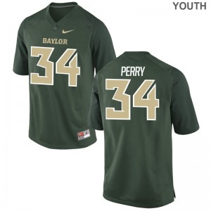 Charles Perry Jersey University of Miami Green Limited Kids Stitched Jersey