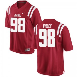 Charles Wiley University of Mississippi Jerseys X Large Red Mens Limited