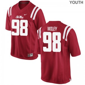 Charles Wiley Ole Miss Jerseys Kids Limited Red