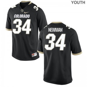 Buffaloes Chase Newman Jerseys Medium Black Limited For Kids
