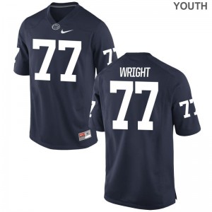 Chasz Wright For Kids Jersey Youth Medium Navy Limited Penn State
