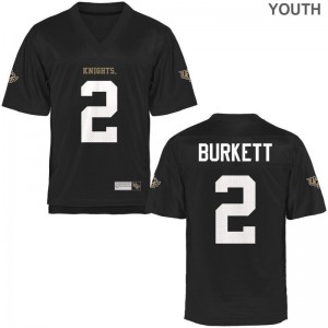 Knights Chequan Burkett Limited Youth(Kids) Official Jerseys - Black