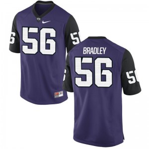 Chris Bradley Mens Jerseys Men XXXL Texas Christian Limited - Purple Black
