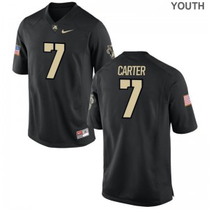 Army Black Knights Chris Carter Jerseys Youth X Large Limited Black For Kids