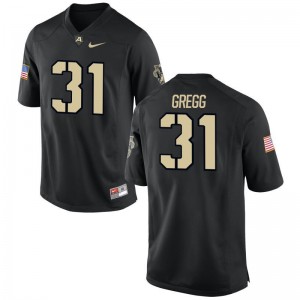 Men Chris Gregg Jersey Black Limited United States Military Academy Jersey