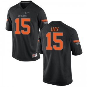 Chris Lacy Jersey OK State Black Limited For Men College Jersey