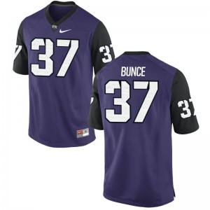Purple Black Cole Bunce Jerseys XL TCU Mens Limited