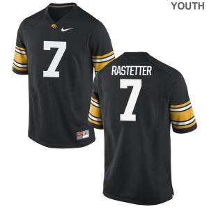 Hawkeyes For Kids Limited Colten Rastetter Jersey Youth XL - Black