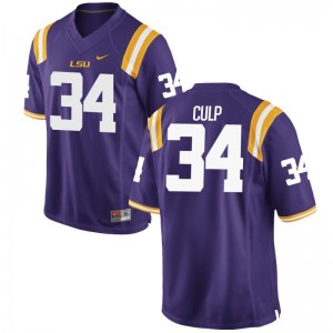 Connor Culp Tigers Jersey XXL Purple Limited For Men