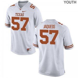 Limited Cort Jaquess Jerseys Youth XL UT White For Kids