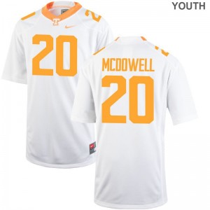 Tennessee Volunteers Cortez McDowell Jerseys X Large Limited Kids - White