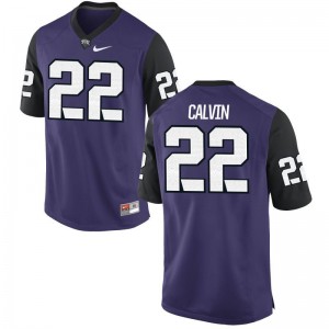 Horned Frogs Limited Mens Cyd Calvin Jerseys X Large - Purple Black