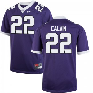 Texas Christian Limited Cyd Calvin For Kids Jerseys Large - Purple