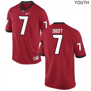 Georgia D'Andre Swift Jerseys Medium Youth(Kids) Limited - Red