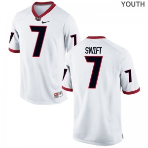 Georgia D'Andre Swift Jerseys Youth X Large Youth White Limited