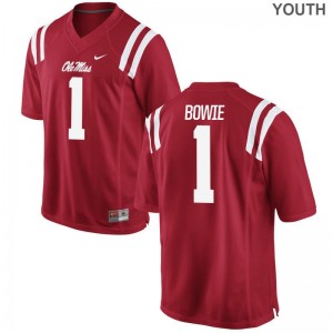 Rebels D.D. Bowie Jerseys X Large Limited Youth Jerseys X Large - Red