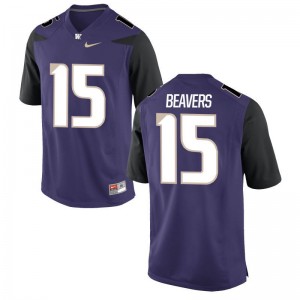 DJ Beavers Washington Huskies Jerseys Mens Limited Purple