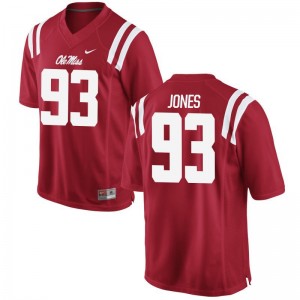 University of Mississippi D.J. Jones Jersey X Large Youth(Kids) Limited Red