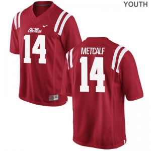 Rebels D.K. Metcalf Youth(Kids) Limited Jersey Youth Large - Red