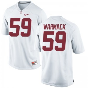 University of Alabama Jerseys of Dallas Warmack Limited For Men - White