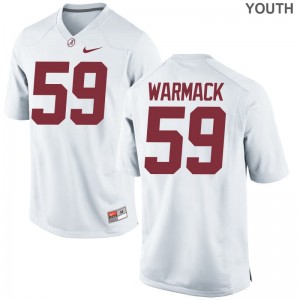 Dallas Warmack For Kids Jersey S-XL White Bama Limited
