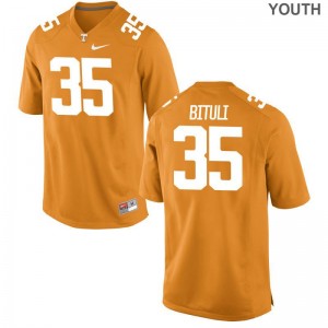Daniel Bituli For Kids Jerseys Small Limited Tennessee Vols Orange