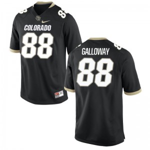 Colorado Buffaloes Danny Galloway Jerseys Youth XL Kids Limited - Black