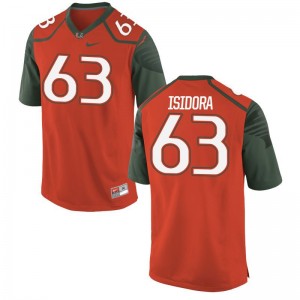 Miami Hurricanes Danny Isidora Jersey X Large For Kids Limited Orange