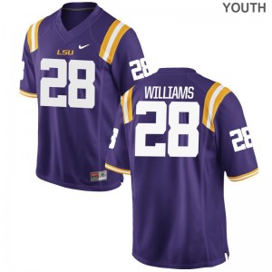 Darrel Williams Tigers Youth(Kids) Limited Jersey Large - Purple