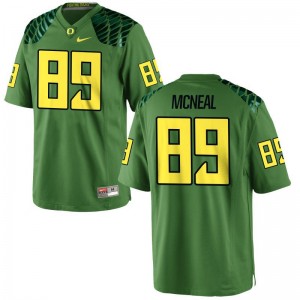 Oregon Ducks Darrian McNeal Jerseys XL Apple Green Limited For Men