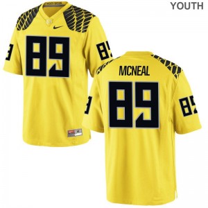 Gold Darrian McNeal Jersey Medium Oregon Ducks Limited For Kids