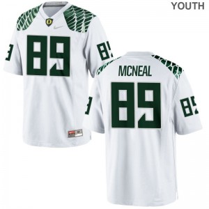 Limited Youth Ducks Jersey Youth Large Darrian McNeal - White