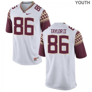 Darvin Taylor II Florida State Limited Kids Jerseys XL - White