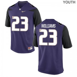 DeShon Williams Washington Huskies Jerseys Medium Youth Limited - Purple