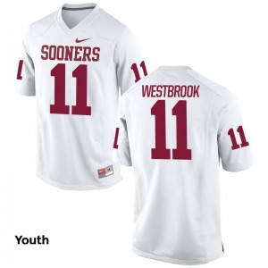 Youth XL Oklahoma Dede Westbrook Jerseys Football Kids Limited White Jerseys