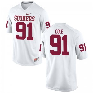 Derek Cole Oklahoma Sooners Jerseys XL Limited Youth - White