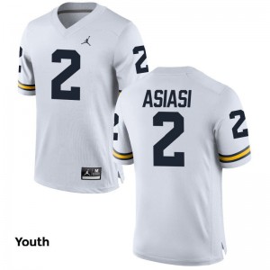Youth(Kids) Limited Michigan Jerseys Devin Asiasi Jordan White Jerseys