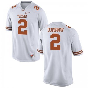 Devin Duvernay For Men Texas Longhorns Jersey White Limited Jersey