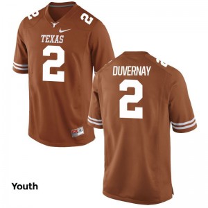 Limited University of Texas Devin Duvernay For Kids Jersey Large - Orange