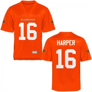 Devin Harper OSU Men Jerseys Orange Limited Jerseys