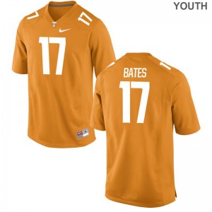 Limited Dillon Bates Jersey Youth Medium Kids Tennessee Volunteers - Orange