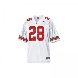 Limited Kids Ohio State Jersey Youth Small Dominic Clarke - White