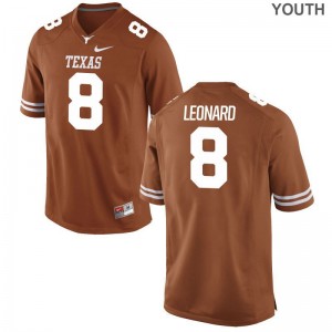 Longhorns Dorian Leonard Jersey X Large Orange For Kids Limited