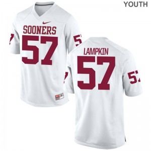 Du'Vonta Lampkin OU Sooners Jersey Youth Small Limited White Youth