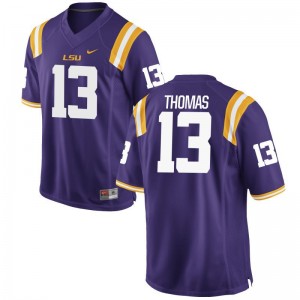 LSU Dwayne Thomas Kids Limited Jerseys XL - Purple