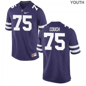Dylan Couch Jersey Large Youth(Kids) Kansas State University Limited Purple
