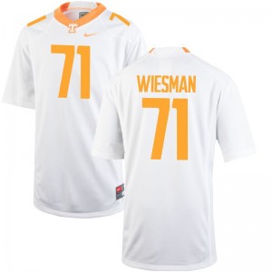 Tennessee Dylan Wiesman Jerseys Large White Mens Limited