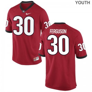 Limited Georgia Bulldogs Ed Ferguson Youth Jerseys Youth XL - Red