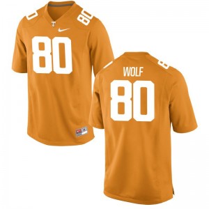For Men Limited Tennessee Vols Jersey Men XL of Eli Wolf - Orange